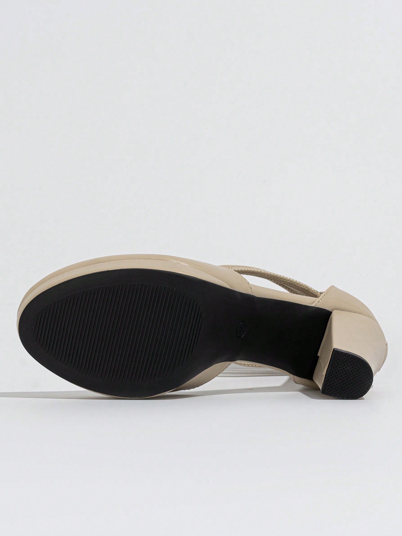 Women's Round Toe High Heeled Shoes With Strap, Platform And Thick Heel, Elegant, Comfortable, Versatile For Vacation, Christmas And Daily Wear