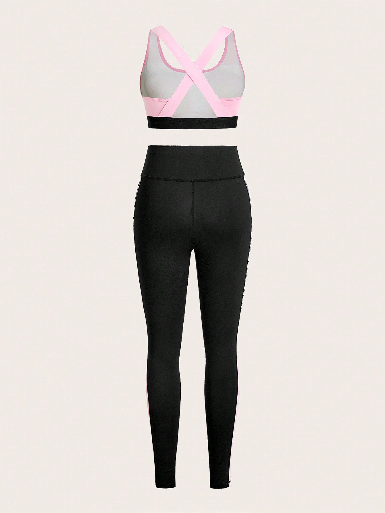 Sport Easify 3pcs/set Women's Letter Print Sports Suit