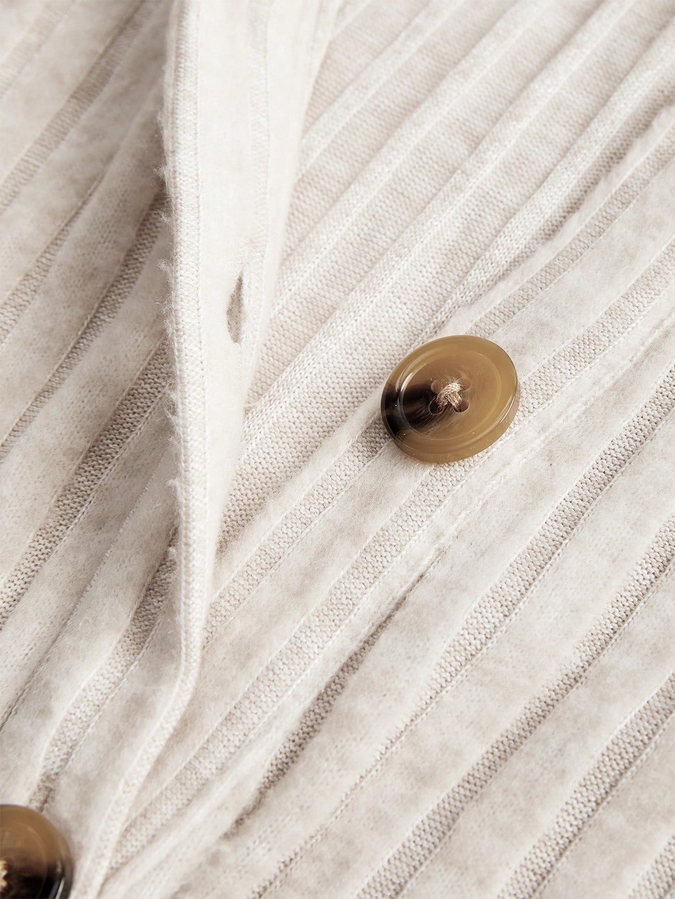 Maternity Buttoned Half Placket Drawstring Hoodie With Ribbed Details And Raglan Sleeves, For Winter