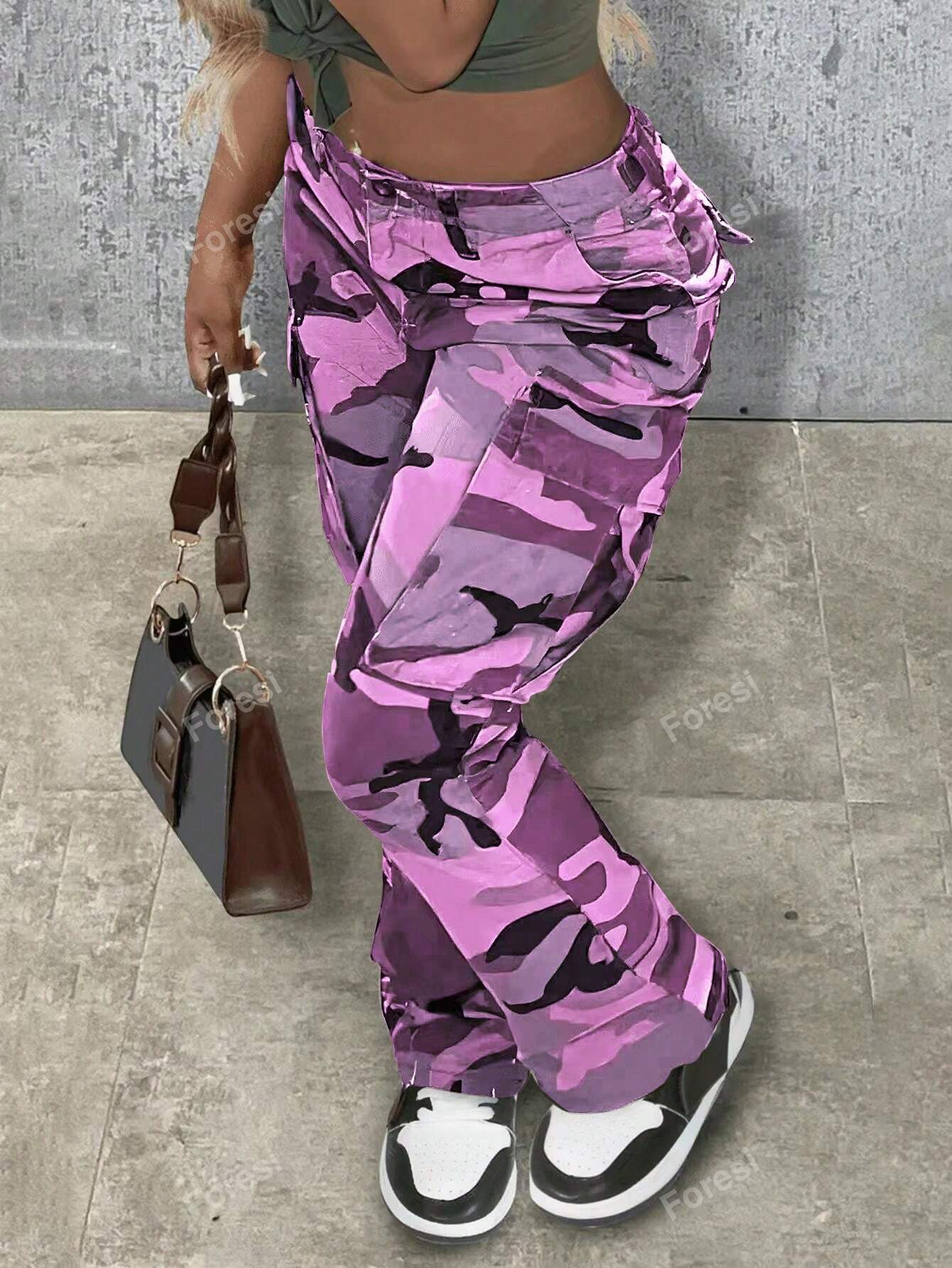 Women's Camouflage Cargo Pants