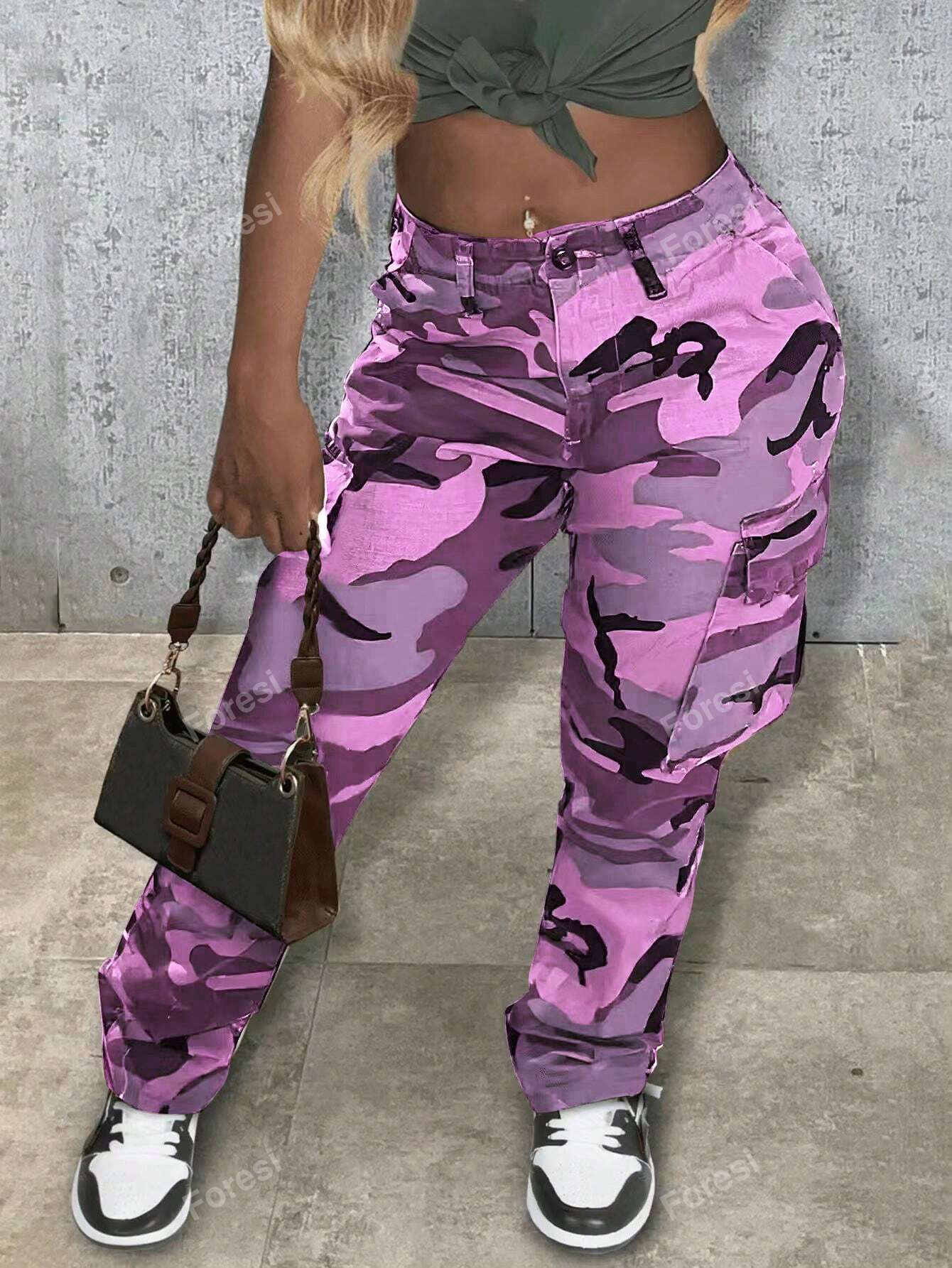 Women's Camouflage Cargo Pants