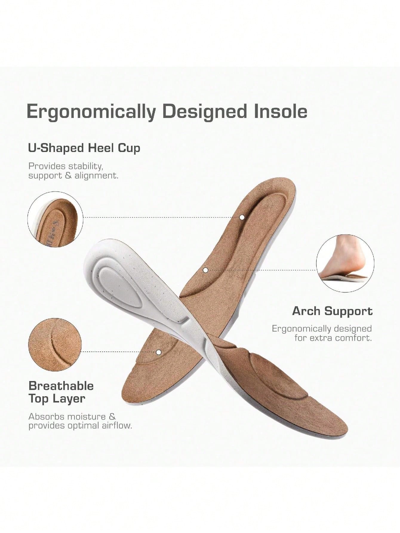 Women's Flats  Comfortable Arch Support Slip-On Business Office Casual Dress Wearables With 3D Molded Insole Ballet  Flats Shoe