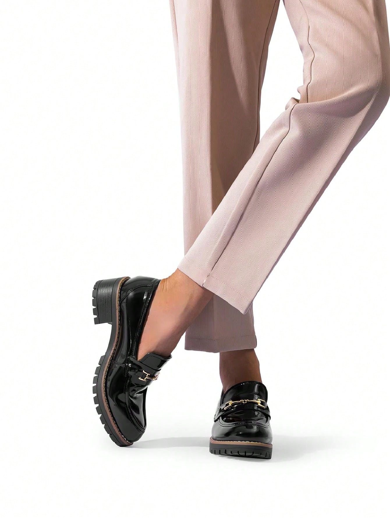 Women's Loafers Shoes Slip-On Chunky Platform Comfortable Dressy Business Casual Loafers