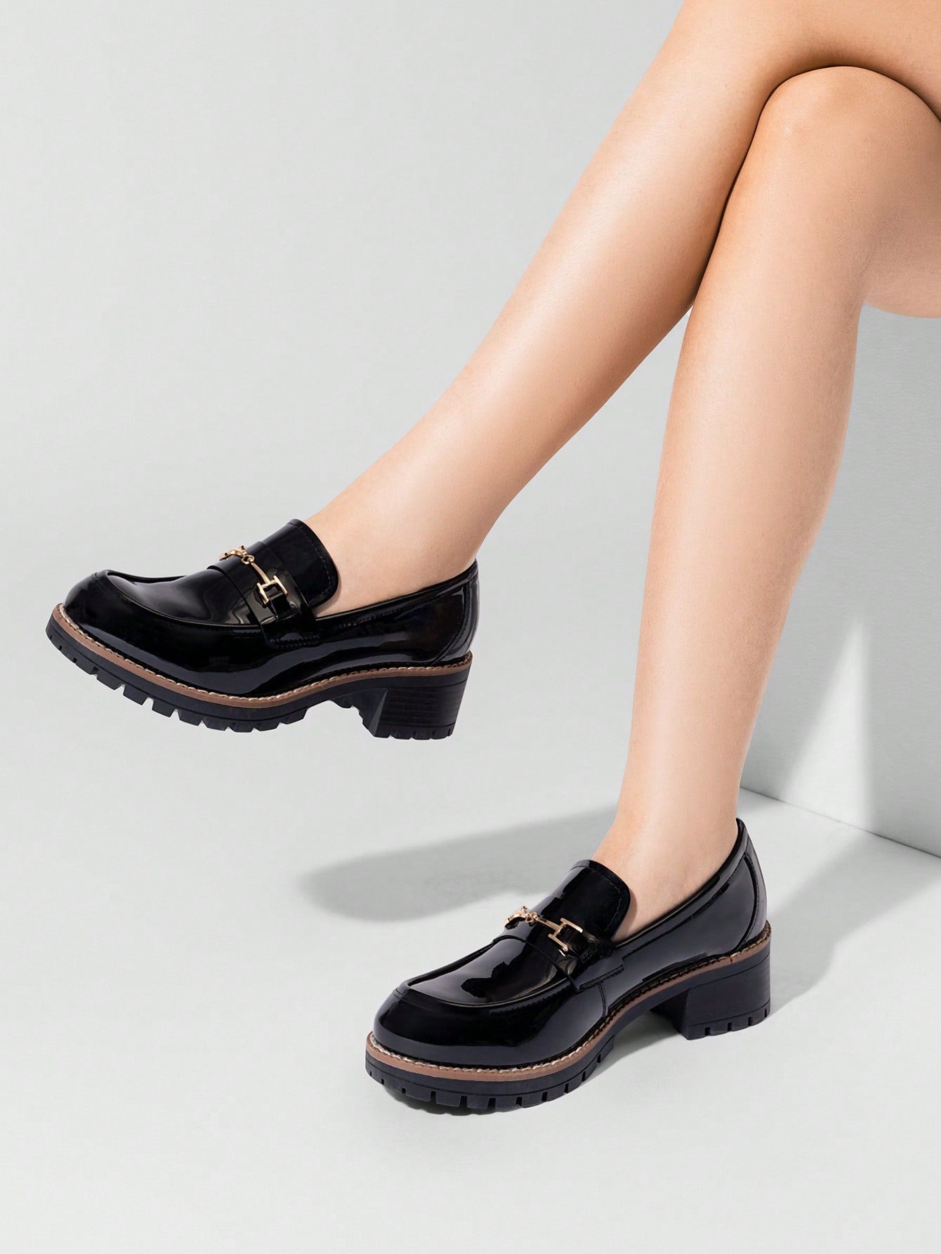 Women's Loafers Shoes Slip-On Chunky Platform Comfortable Dressy Business Casual Loafers