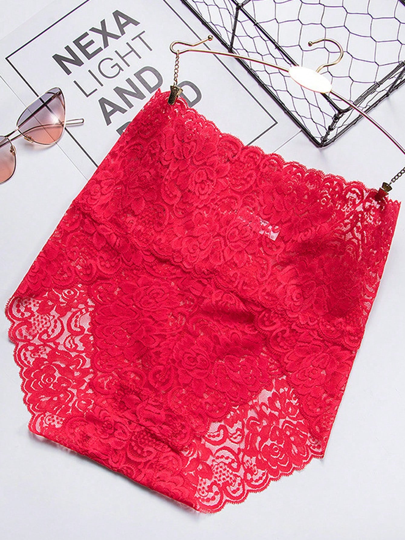 3PCS Lace High Waist Panties Women's Sexy Tummy Control Butt Lift Pattern Transparent Seamless Briefs Lingerie