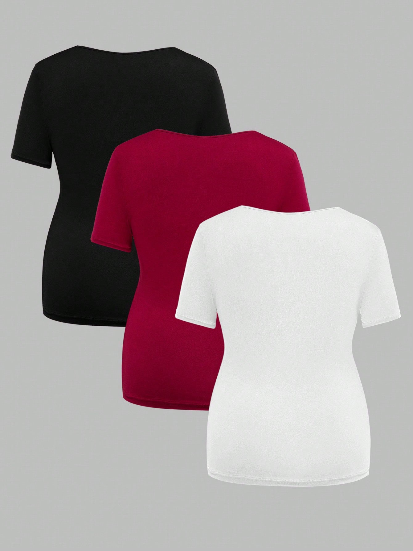 Modmama Maternity Summer Urban Leisure Nursing Apparel V-Neck Crisscross Front Short Sleeve Bodycon Pregnancy T-Shirt