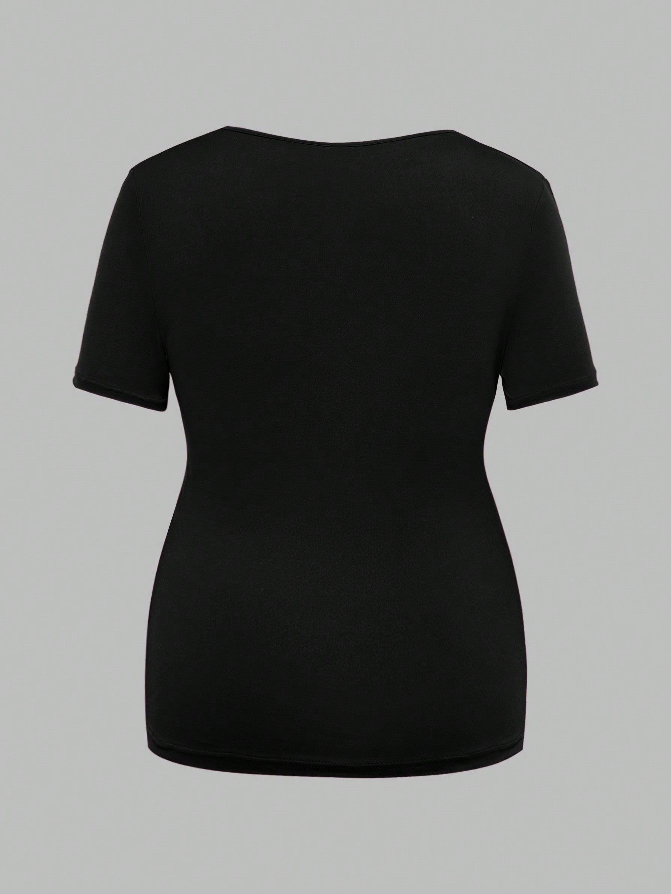 Modmama Maternity Summer Urban Leisure Nursing Apparel V-Neck Crisscross Front Short Sleeve Bodycon Pregnancy T-Shirt