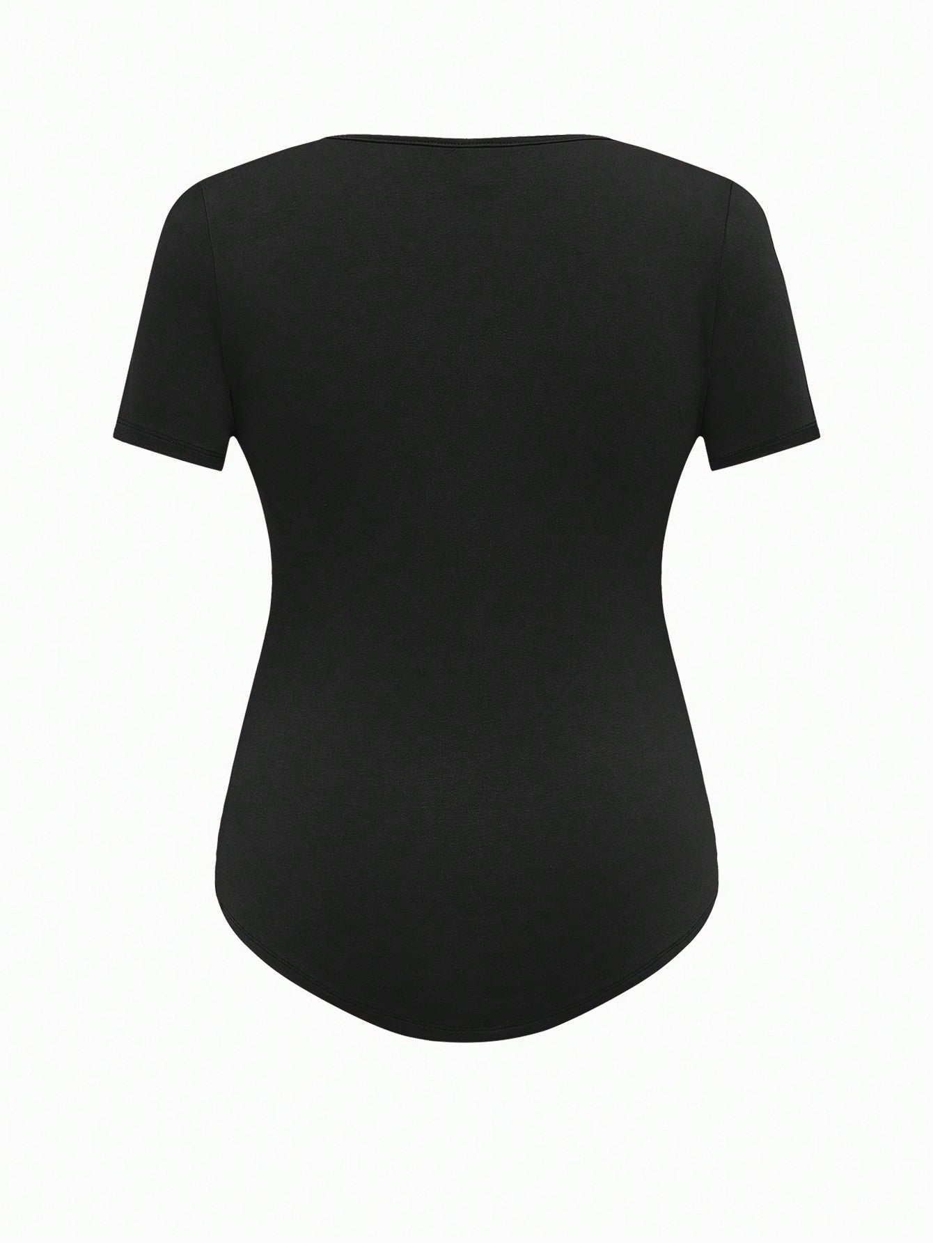 Modmama Maternity Summer Casual Nursing Clothes Round Neck Short Sleeve Slim Fit T-Shirt