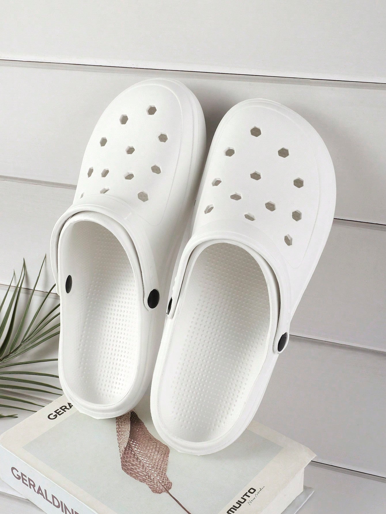 Women Minimalist Perforated Garden Sandals