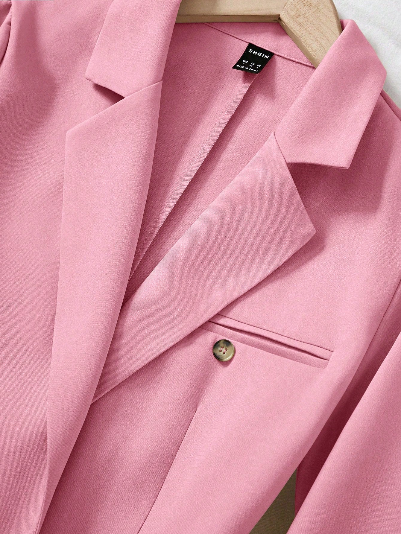 LUNE Solid Color Single-Breasted Long Sleeve Suit Jacket And Pants, Elegant Suit Set