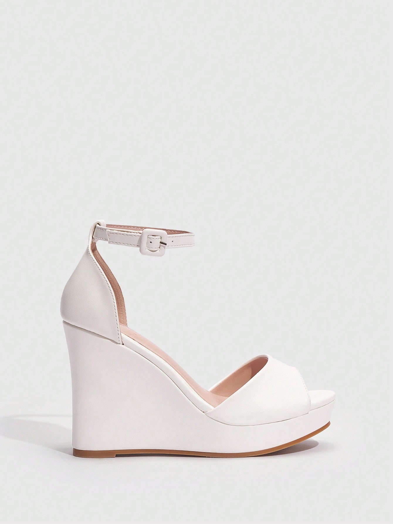 CUCCOO BIZCHIC Woman Shoes Fashionable Outdoor Wedge Heel Peep-Toe Shoes Wedding Shoes For Summer Graduation Heels Prom Heels Vacation Shoes Summer Sale Elegant Basics Business Casual Business Chic Christmas Fall New Year Holiday