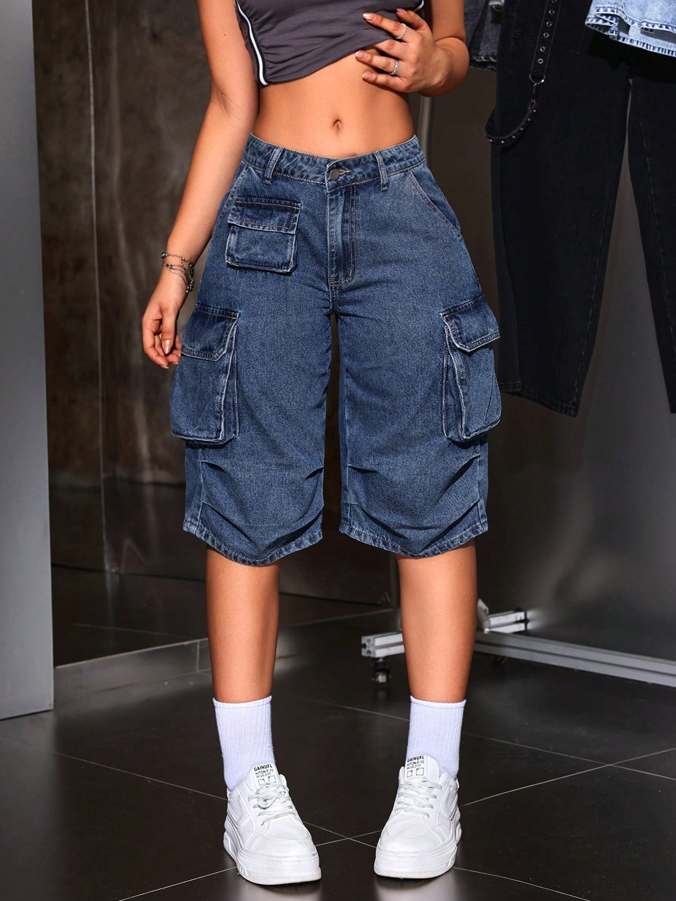 ICON Women's Casual Denim Shorts For Summer