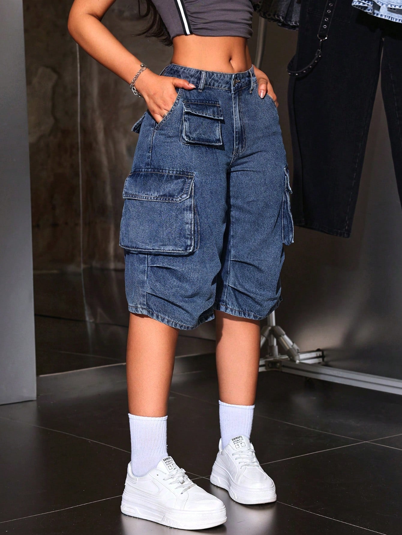 ICON Women's Casual Denim Shorts For Summer