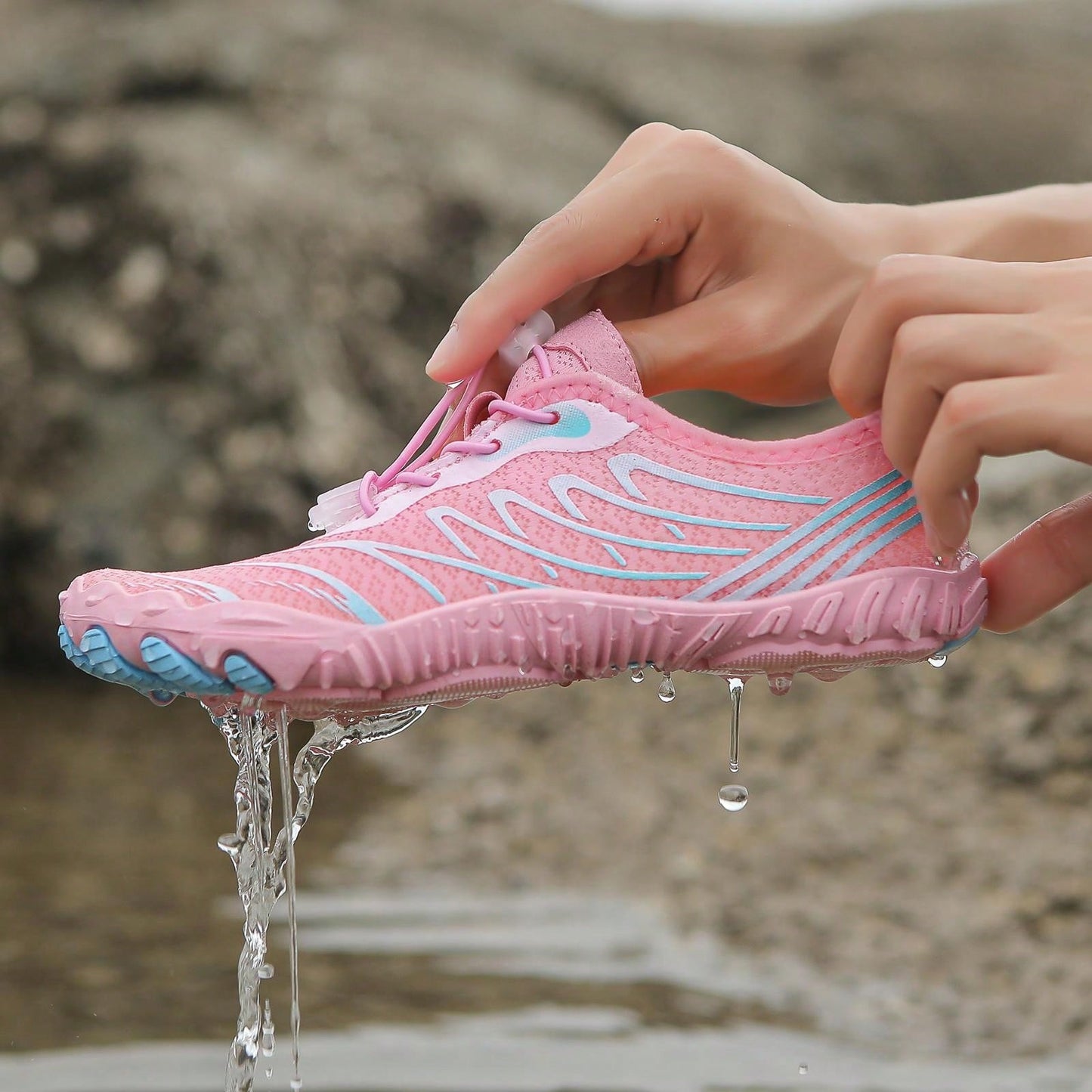 Summer Quick-Drying Barefoot Beach Shoes For Men And Women, Suitable For Hiking, Mountain Climbing, Surfing, Fishing, And Swimming