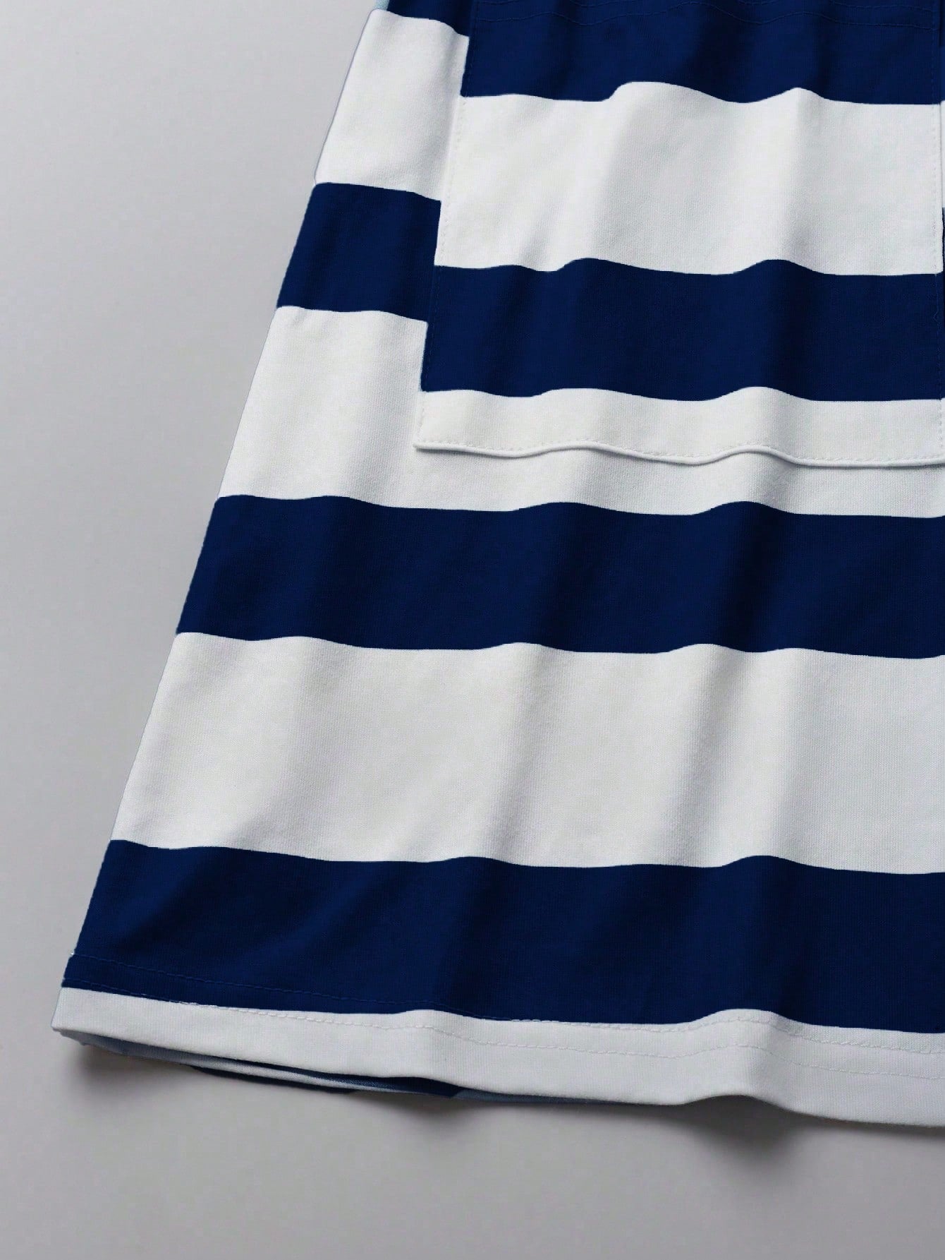 EMERY ROSE Women's Summer Striped Sleeveless Casual Dress With Waist Tie And Double Pockets