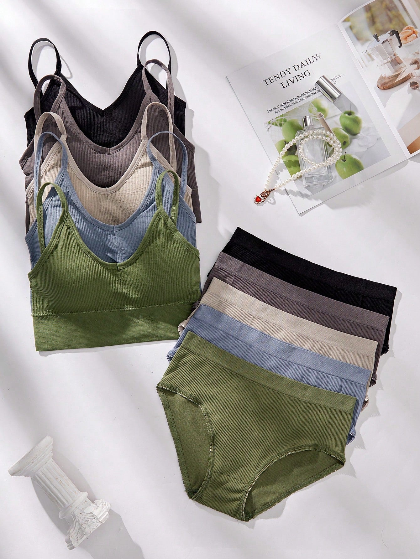 Underwear&Sleepwear Basics 10pcs/Set Casual Underwear Set