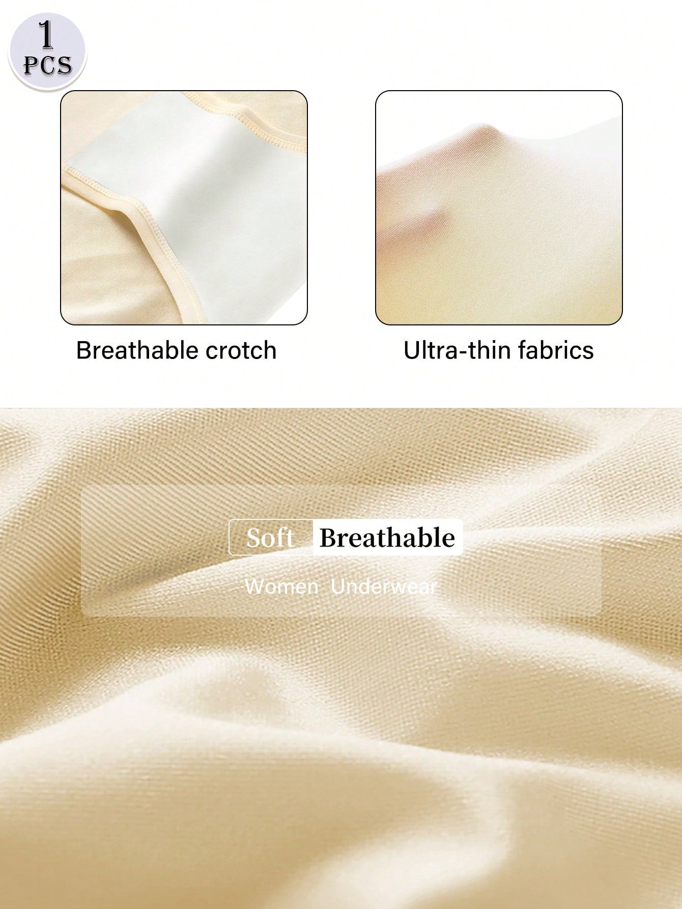 MEIYATING High Waist Tummy Control Ice Silk Seamless Women's Panties, Comfortable Triangle-Shaped Body Sculpting Butt Lifting, Lightweight For Summer