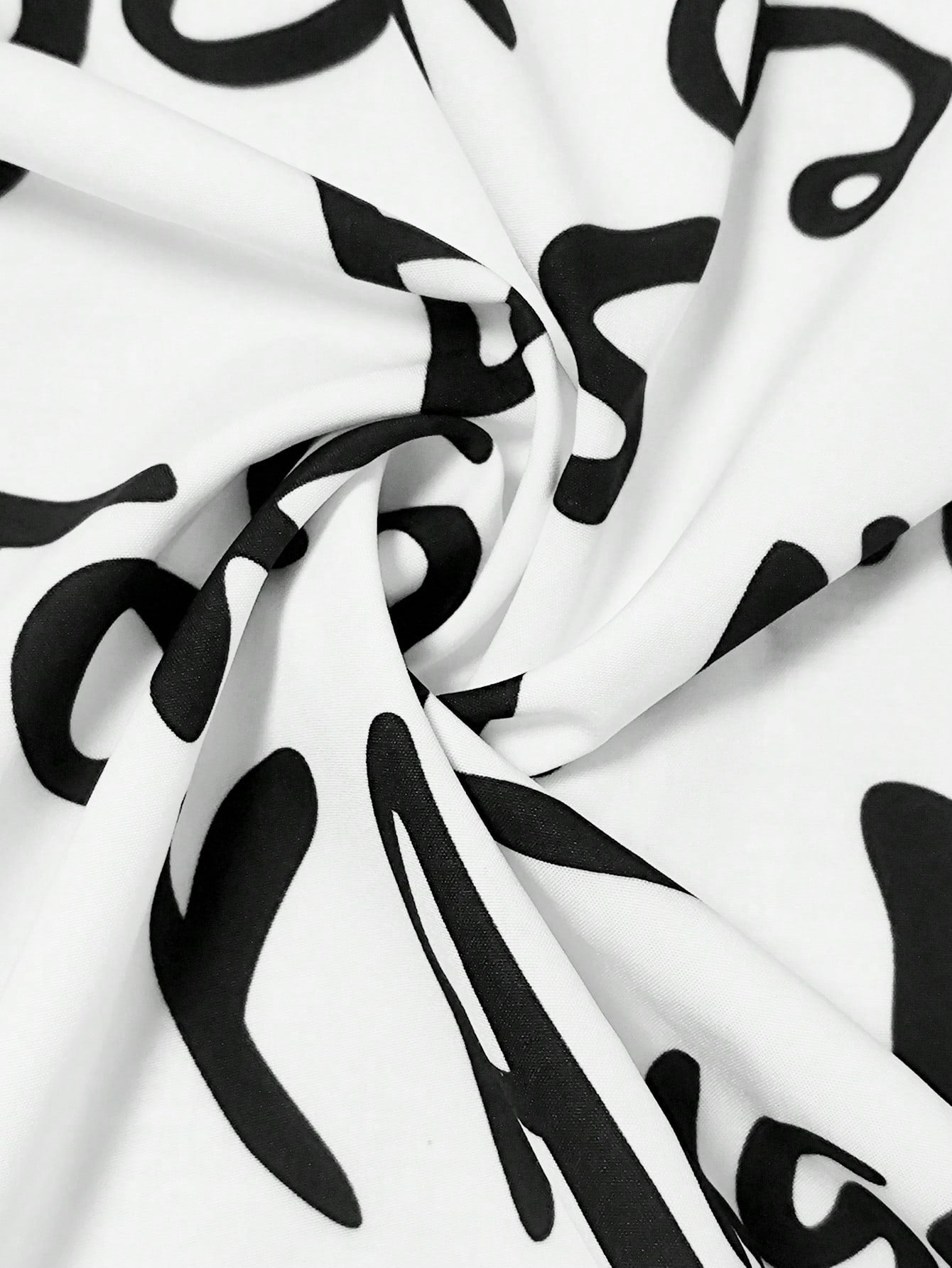 LUNE Shirt Collar Long Sleeve Printed Button Design Casual Women's Dress