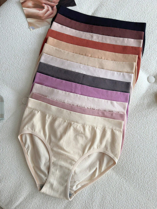 12pcs Comfortable Anti-Pinch Hip Seamless Triangle Panties Set