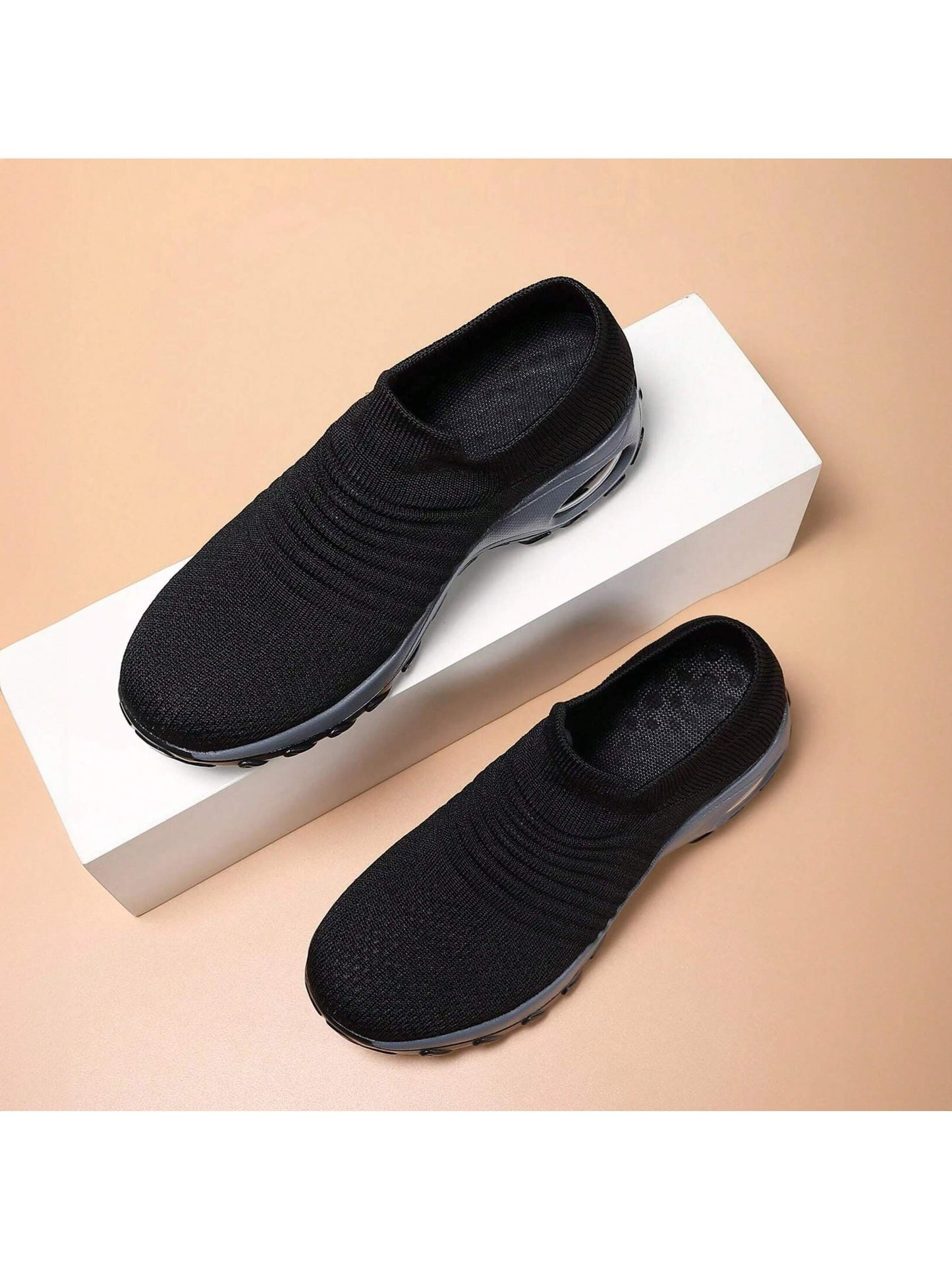 Women's Breathable Air Cushion Sneakers Super Soft Women's Walking Shoes Soft Comfy Sole Sneakers Ladies Sock Shoes
