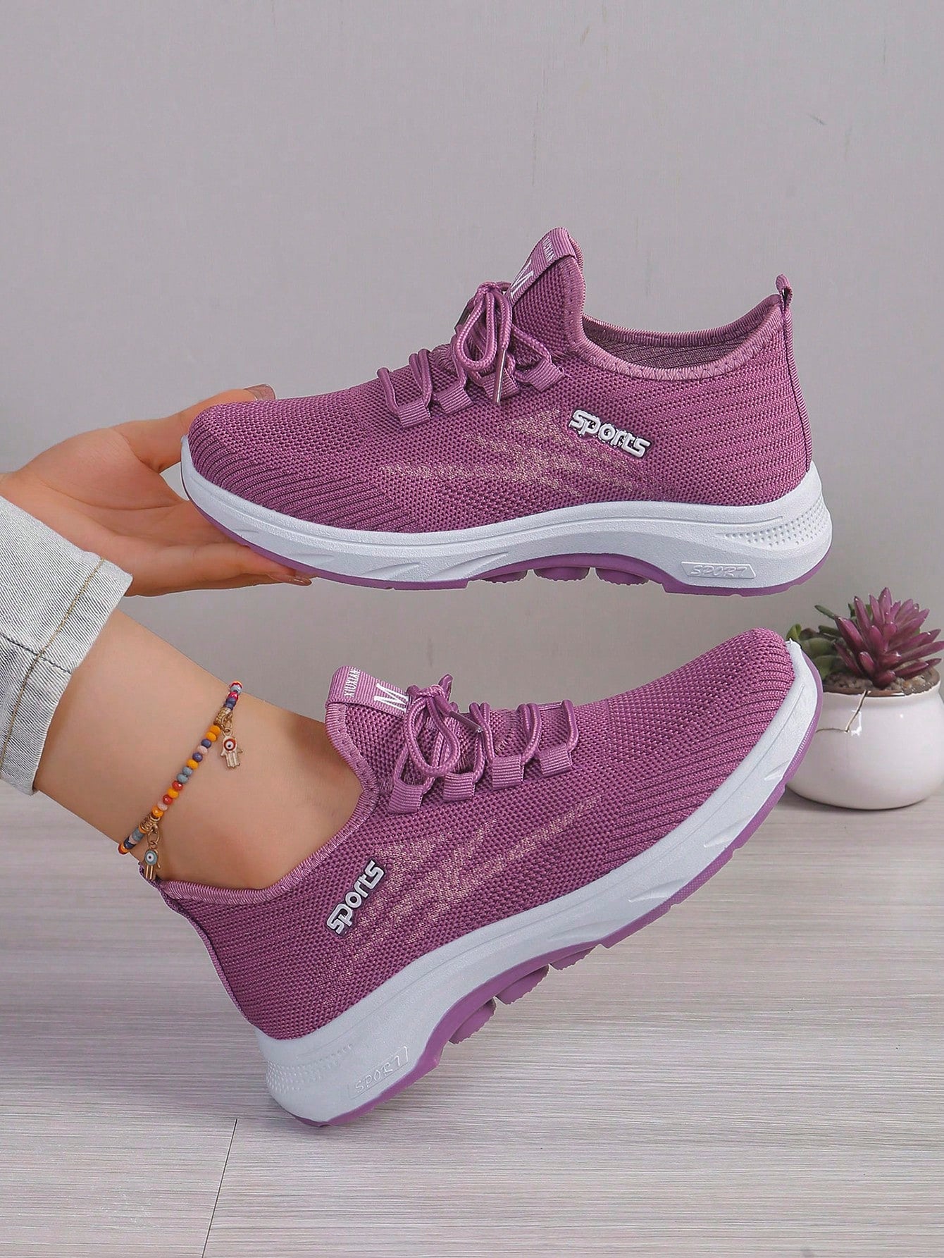 2024 New Women's Fashion Casual Sneakers, Lightweight Soft Bottom Running Shoes