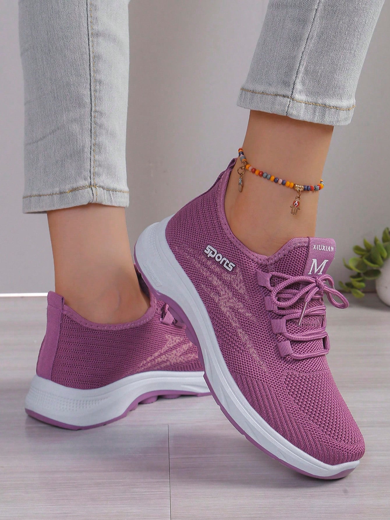 2024 New Women's Fashion Casual Sneakers, Lightweight Soft Bottom Running Shoes