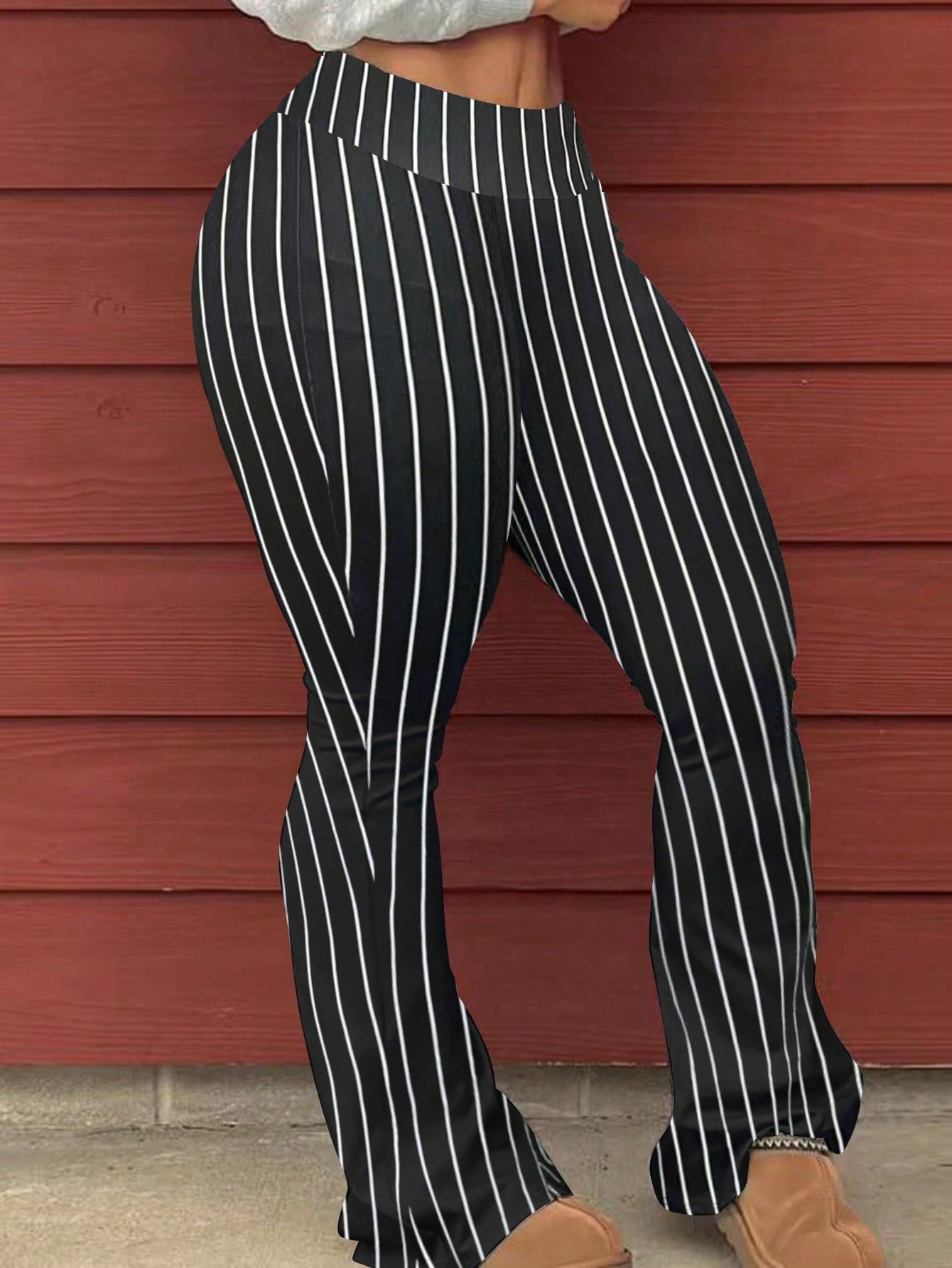 Slayr Women's Solid Color Simple Daily Casual Pants