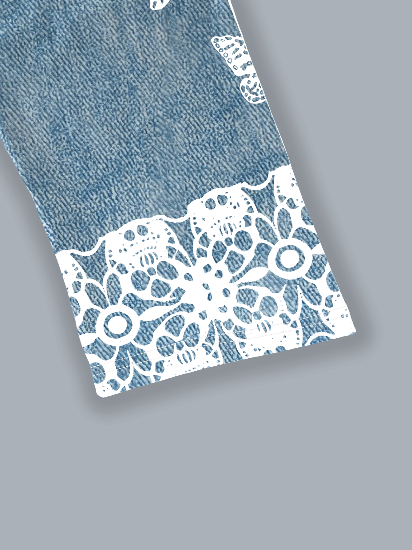 INAWLY Women's Butterfly Lace Print Pants