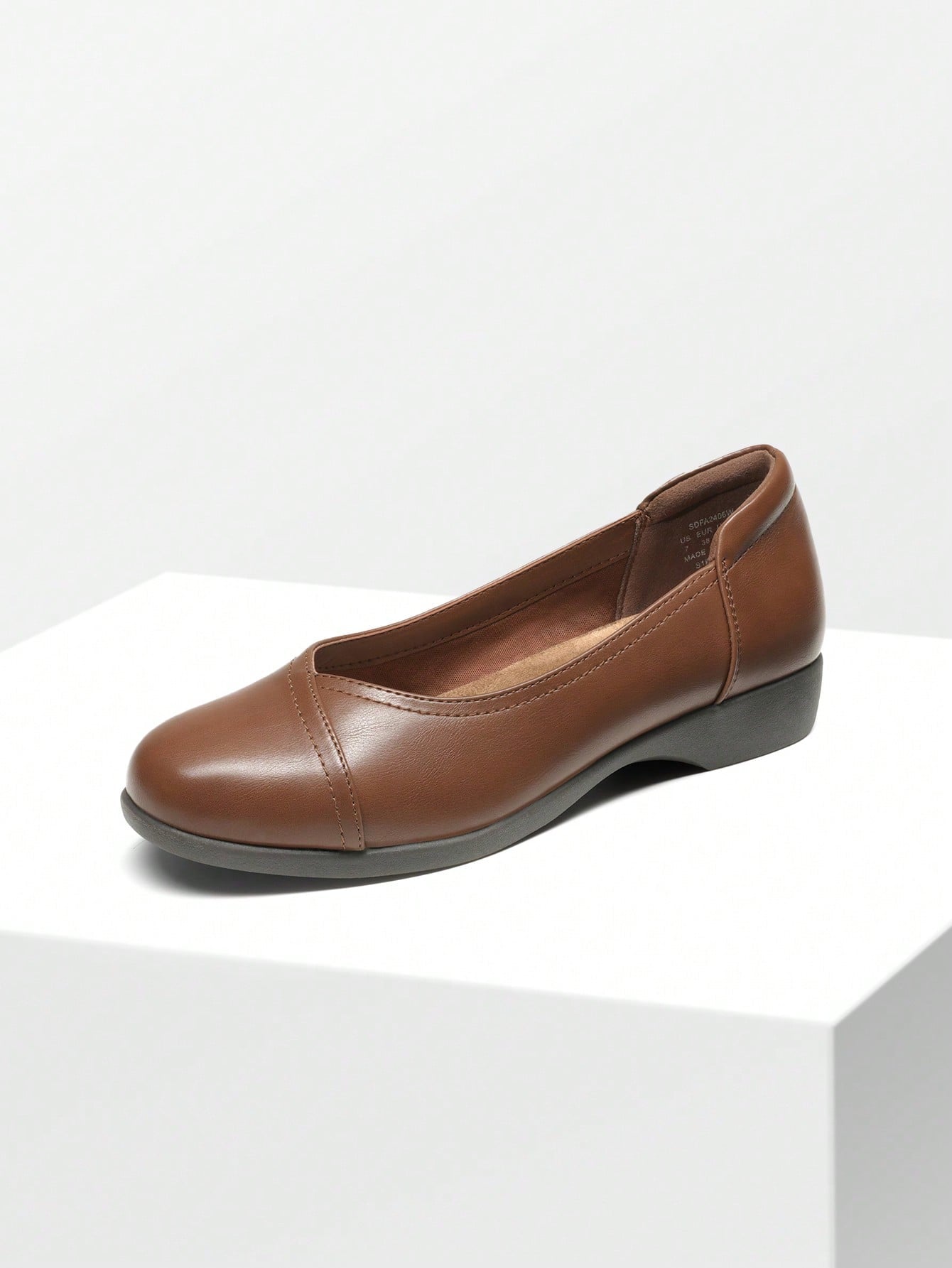 Women's Flats  Comfortable Arch Support Slip-On Business Office Casual Dress Wearables With 3D Molded Insole Ballet  Flats Shoe