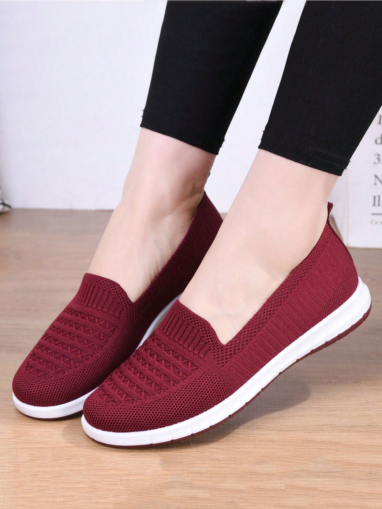 2024 New Spring & Fall Lightweight Women Shoes, Middle Aged Mother Shoes, Soft Non-Slip Breathable Flats, Comfortable Grandma Casual Loafers