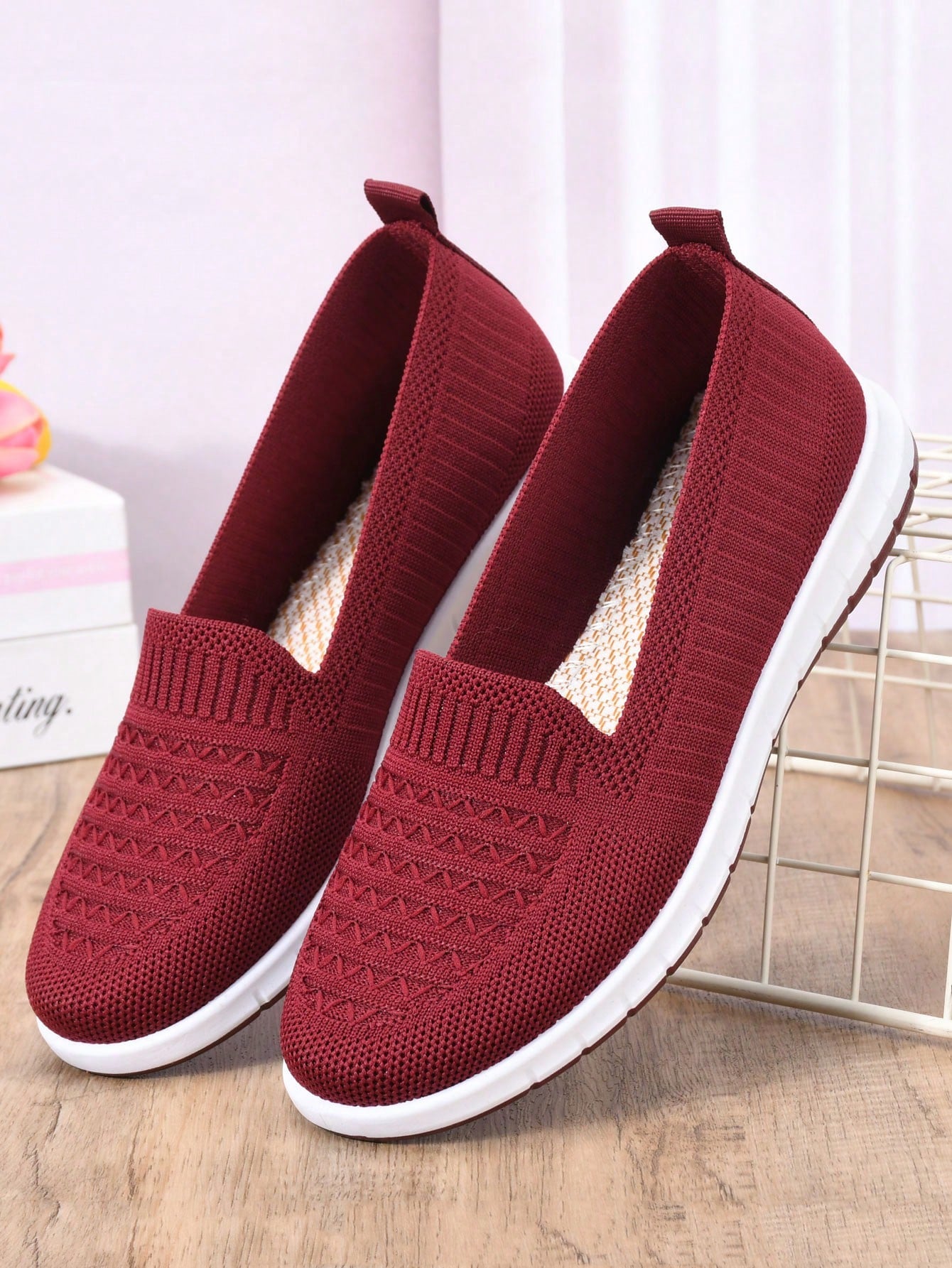 2024 New Spring & Fall Lightweight Women Shoes, Middle Aged Mother Shoes, Soft Non-Slip Breathable Flats, Comfortable Grandma Casual Loafers