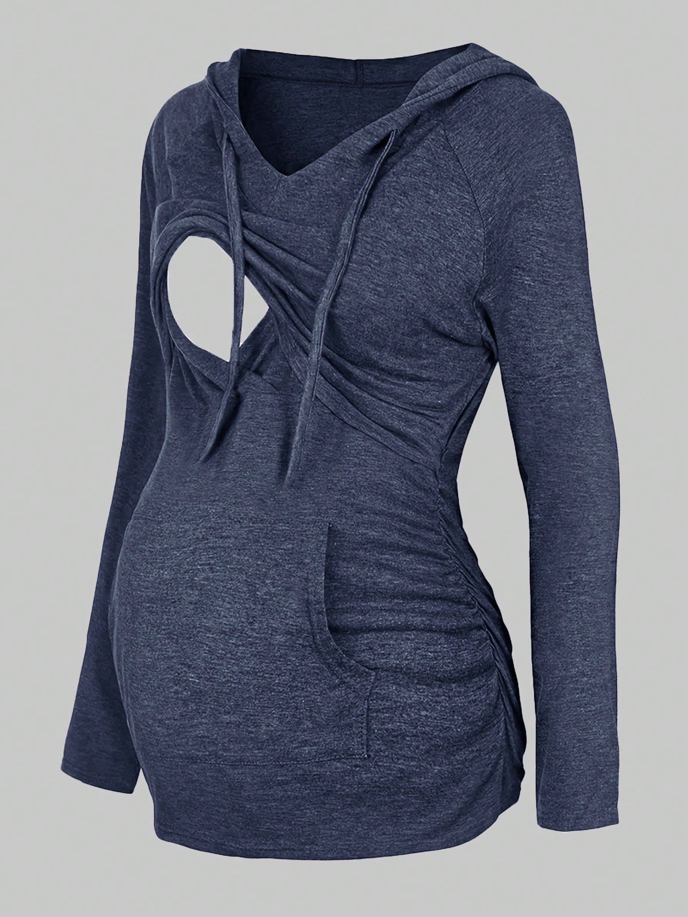 Maternity Long Sleeve Hooded Nursing Clothes