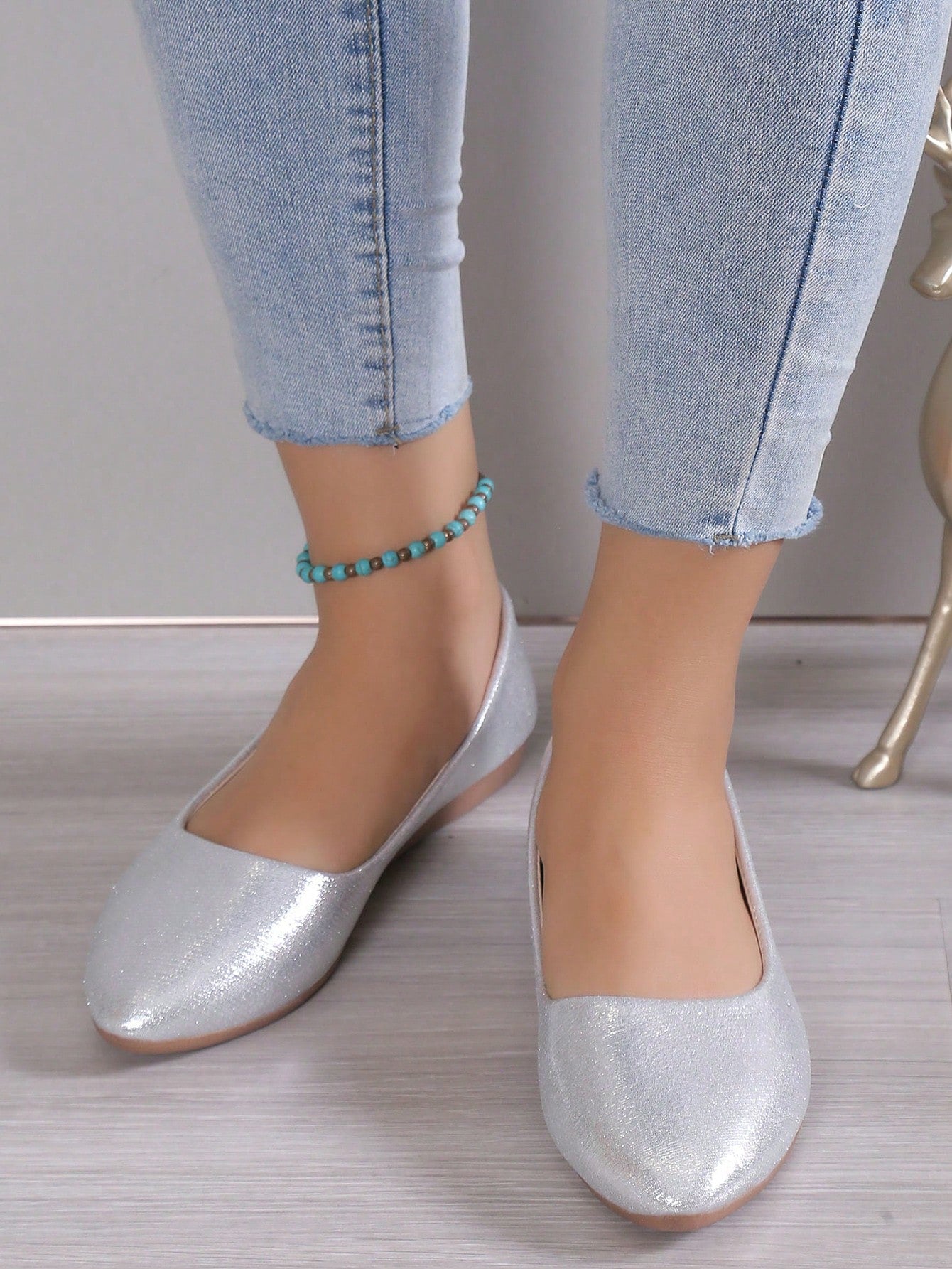 Women's Soft Bottom Flat Loafers, Versatile Casual Slip-On Work Shoes For Spring And Autumn