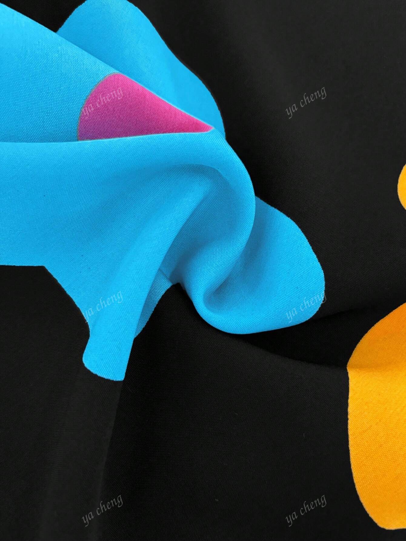 Women Floral Printed Loose Wide Leg Casual Pants