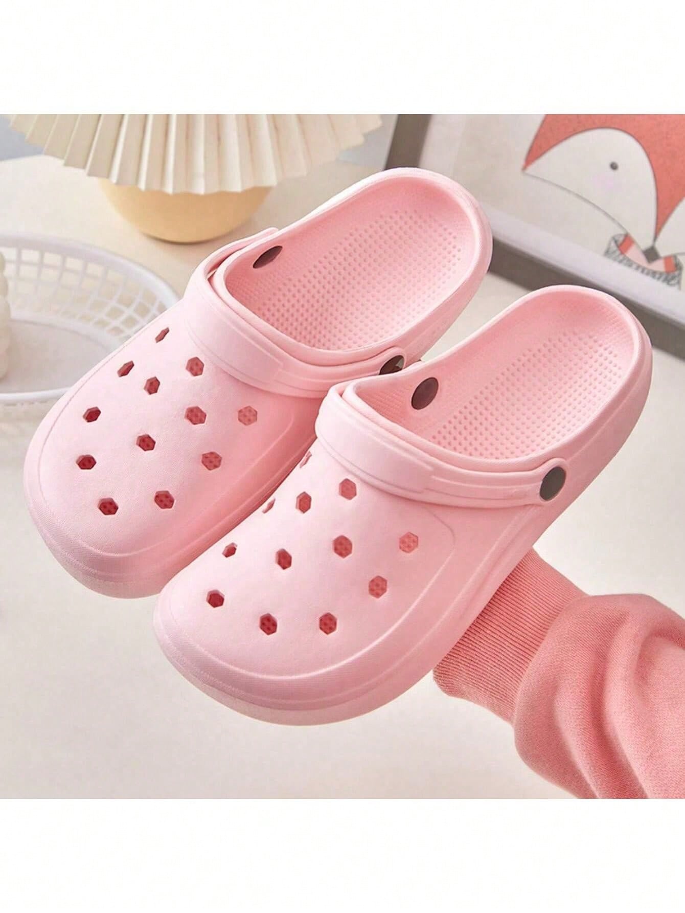 Women Minimalist Perforated Garden Sandals