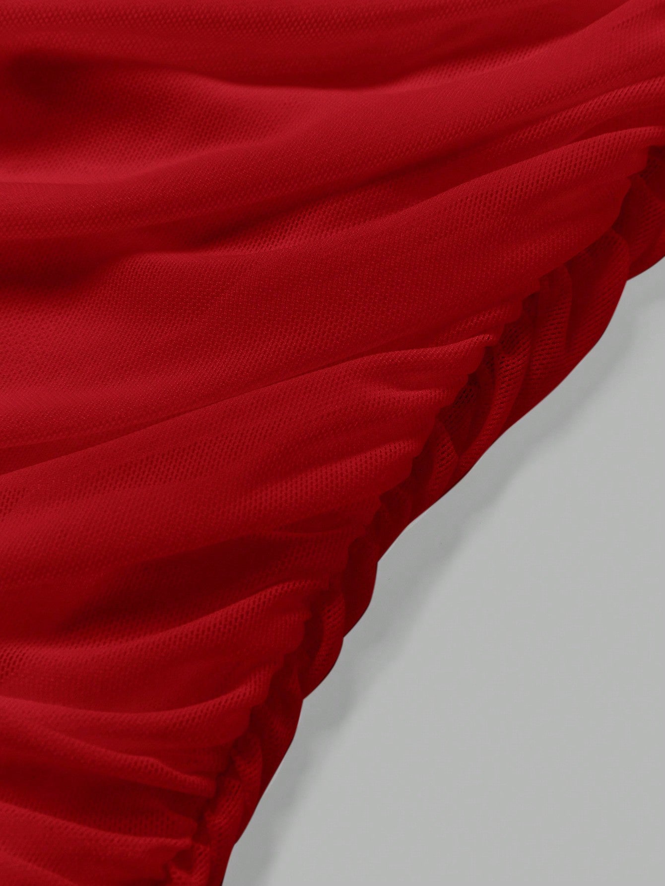 EZwear 2pcs Mesh Double Layer See-Through Bodycon Mini Skirt Set