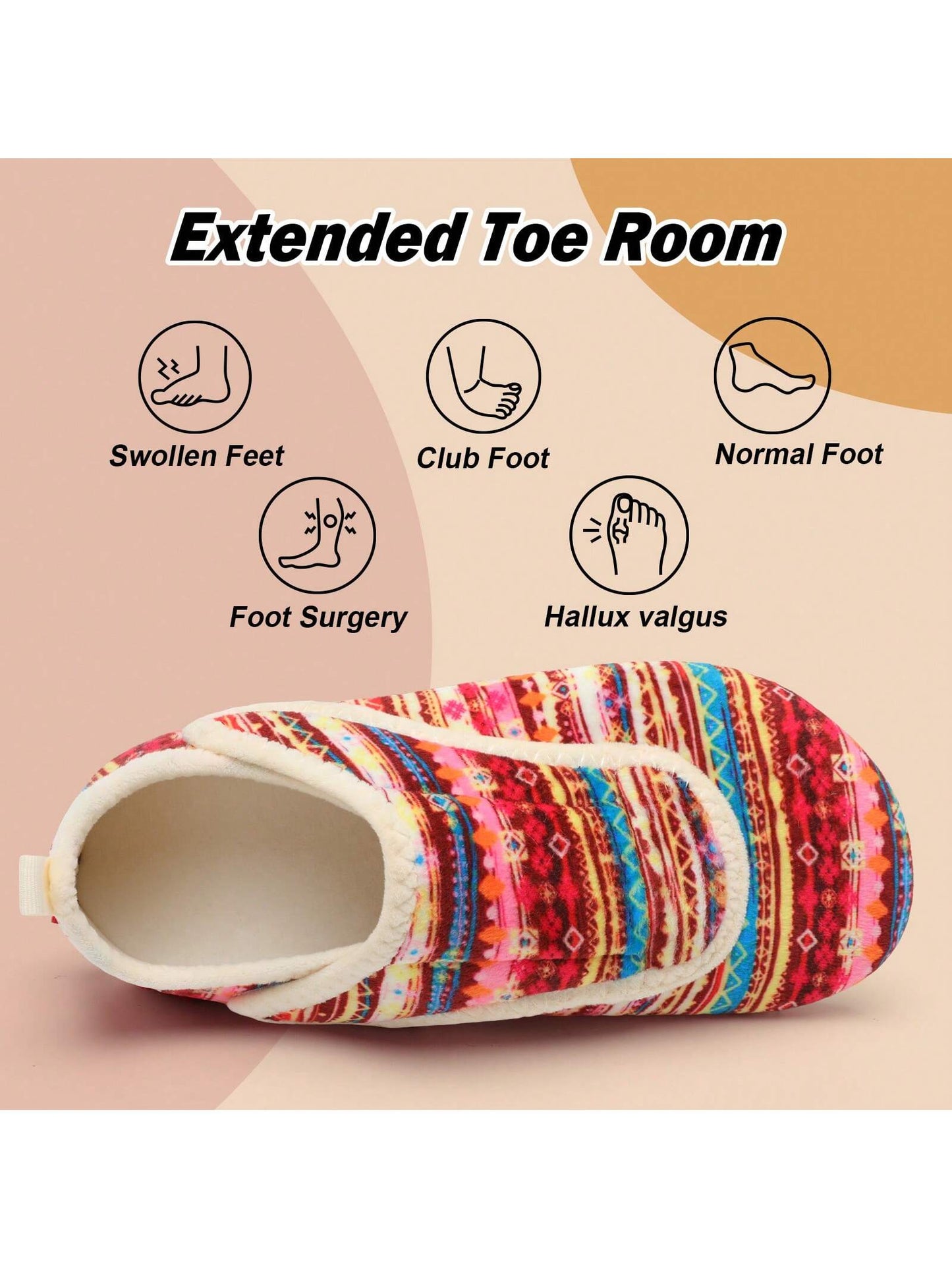 Cozy Anti-Slip Home Slippers For Adults -Ultra-Soft Plush,Rubber Sole,Wide-Fit,Lightweight,Warm, Indoor/Outdoor Shoes For Adults