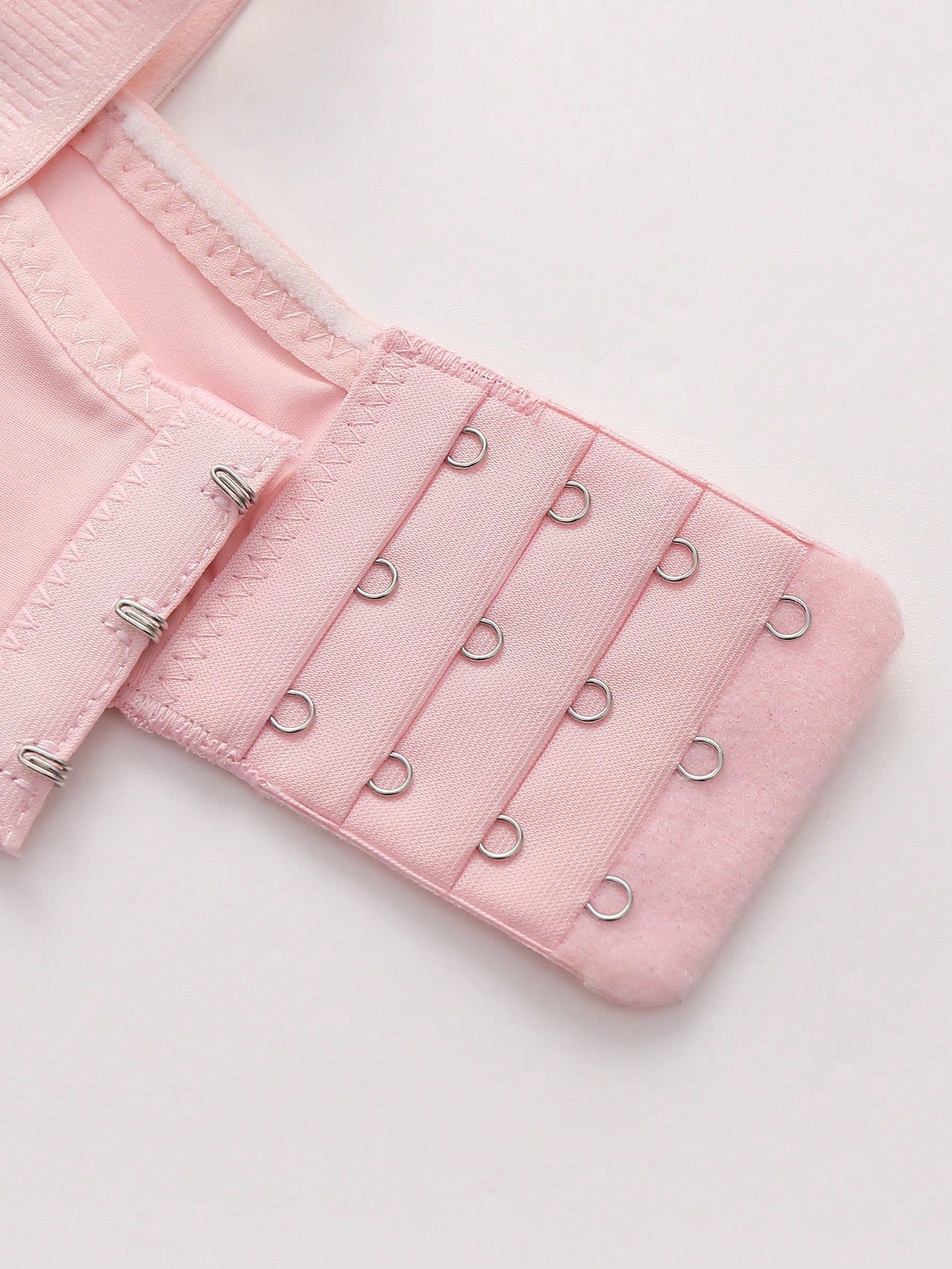 5pcs Non-Underwire Print Lightly Padded Adjustable Push-Up Bras For Women