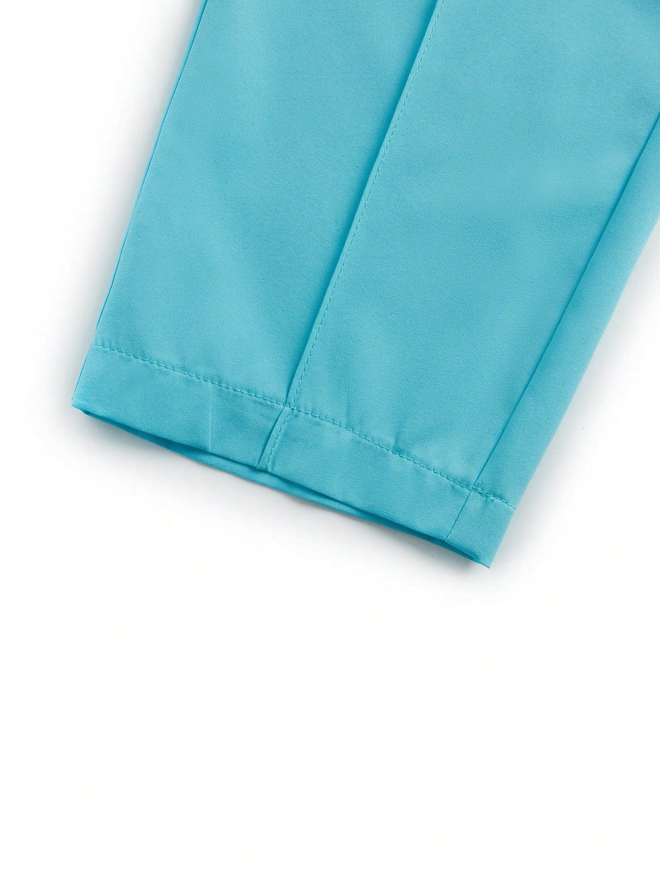 TaskFit SHEIN TaskFit Women's Uniform Contrast Short Sleeve Double Pocket Top And Fashion Casual Solid Double Pocket Pants, Women's V-Neck Scrub Top, Simple Casual Sport Cleaner Uniform