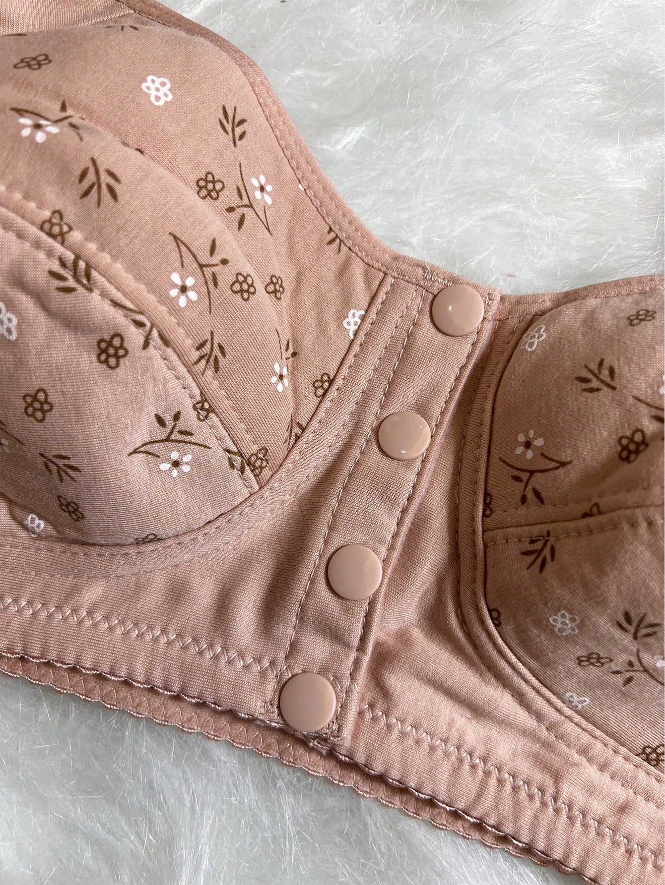 3pcs Front Closure Soft Camisole Bras For Mature Women, Wire-Free Plus Size Comfortable Lingerie