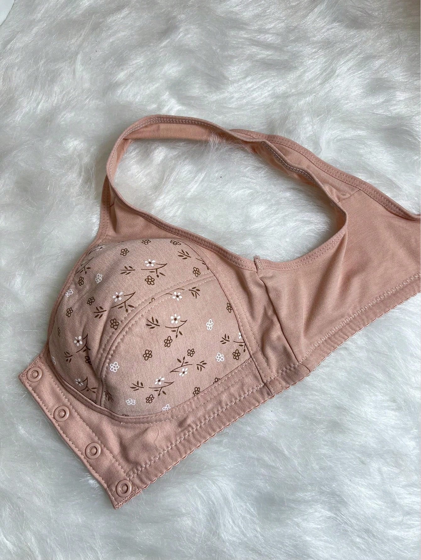 3pcs Front Closure Soft Camisole Bras For Mature Women, Wire-Free Plus Size Comfortable Lingerie