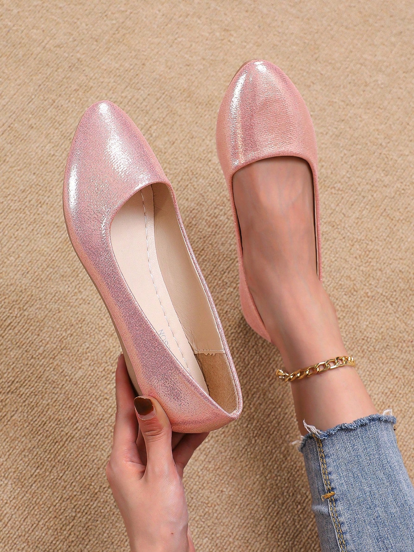 Women's Soft Bottom Flat Loafers, Versatile Casual Slip-On Work Shoes For Spring And Autumn