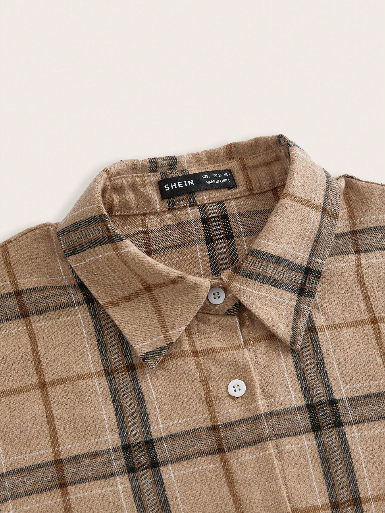 Modmama Maternity Women's Casual Light Sports Summer Outfit, Plaid Shirt 3pcs/Set