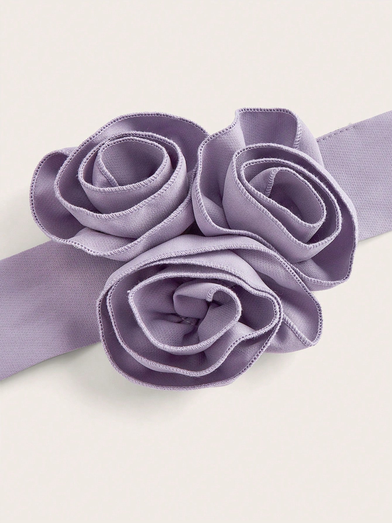 Modely Women Floral Applique Waistbelt Long Sleeve Jacket And Pant Elegant Suit Set