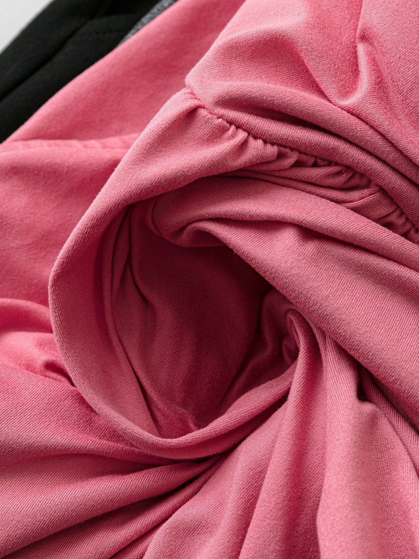 3pcs Plus Size Women Set, Knitted Wide Leg Pants In Pink, Gray & Black, Casual Outfits With Pockets, Autumn/Winter