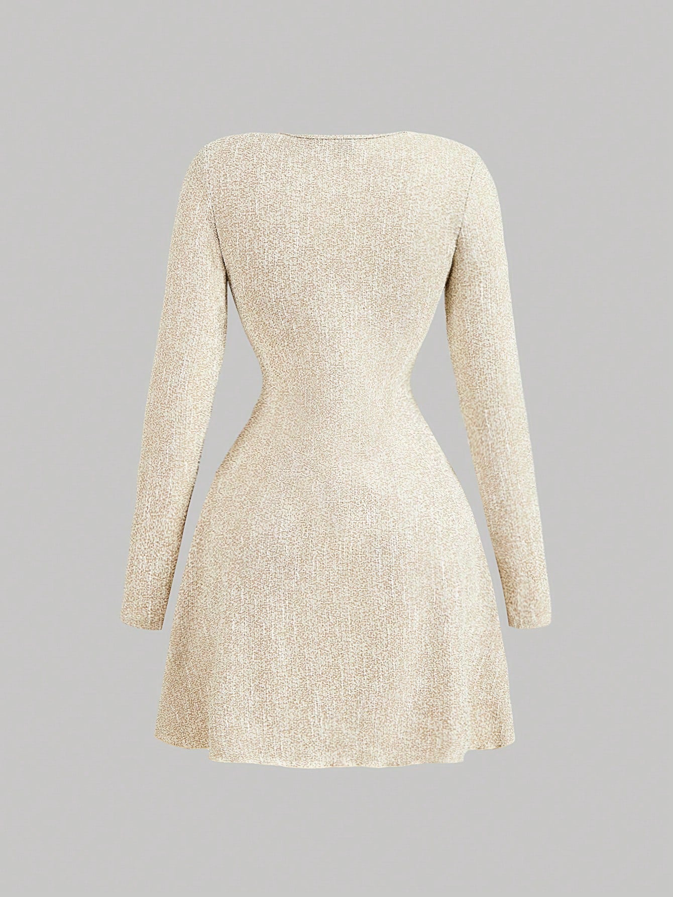 MOD Front Bow Decoration, Small Fragrant Apricot Color, Party Dress, Elegant Dress, Party Dress, Winter Dress, New Years Dress, Thanksgiving Dress,Holiday Dress