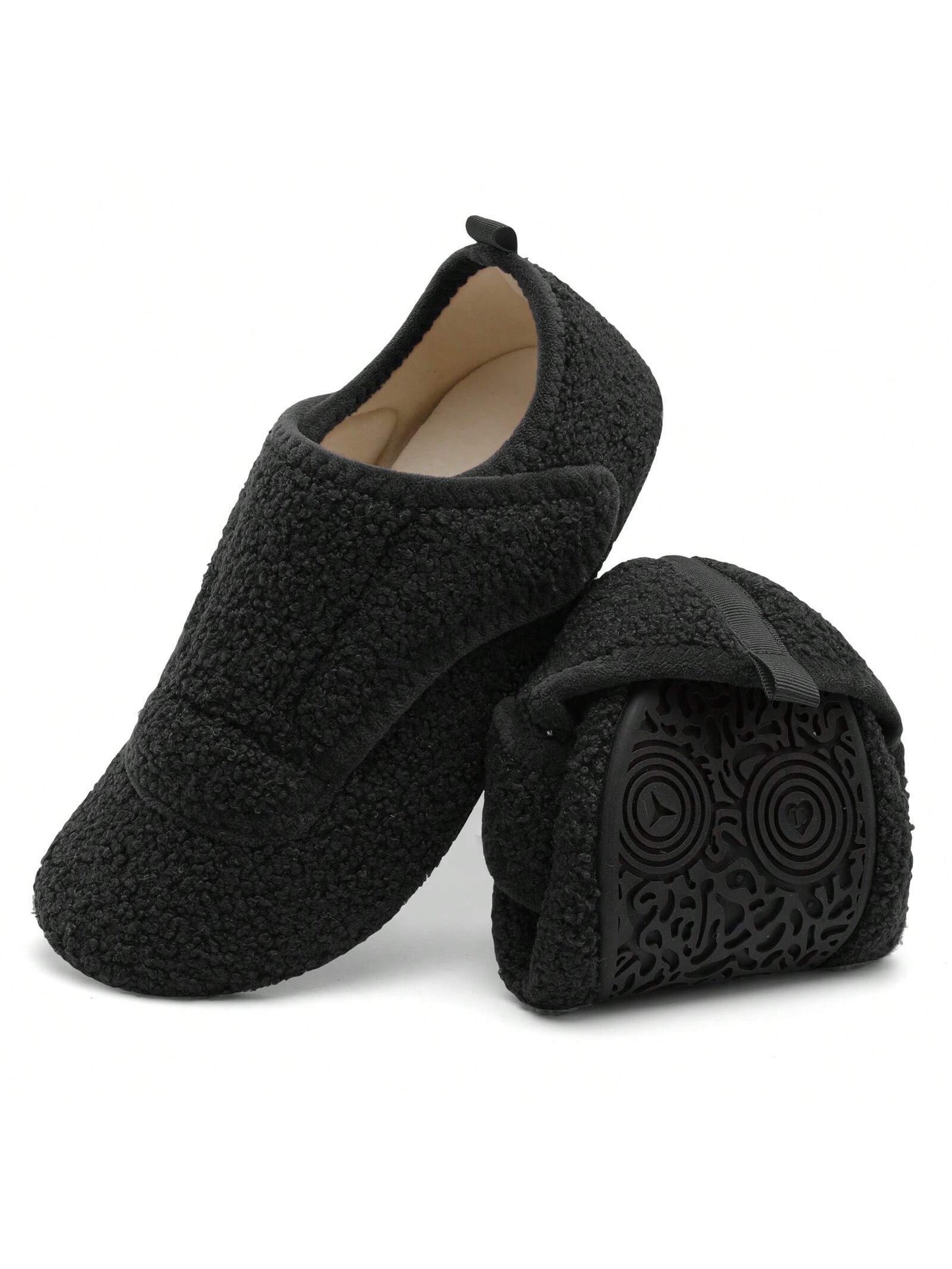 Cozy Anti-Slip Home Slippers For Adults -Ultra-Soft Plush,Rubber Sole,Wide-Fit,Lightweight,Warm, Indoor/Outdoor Shoes For Adults