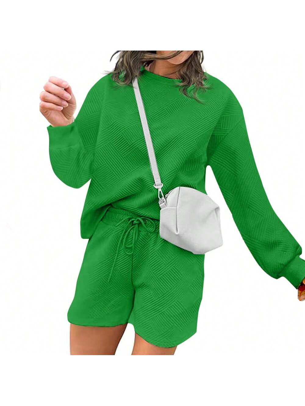 Women 2 Piece Outfits Sweat Shorts Set Two Piece Lounge Sets Matching Casual Clothing Comfy Suit