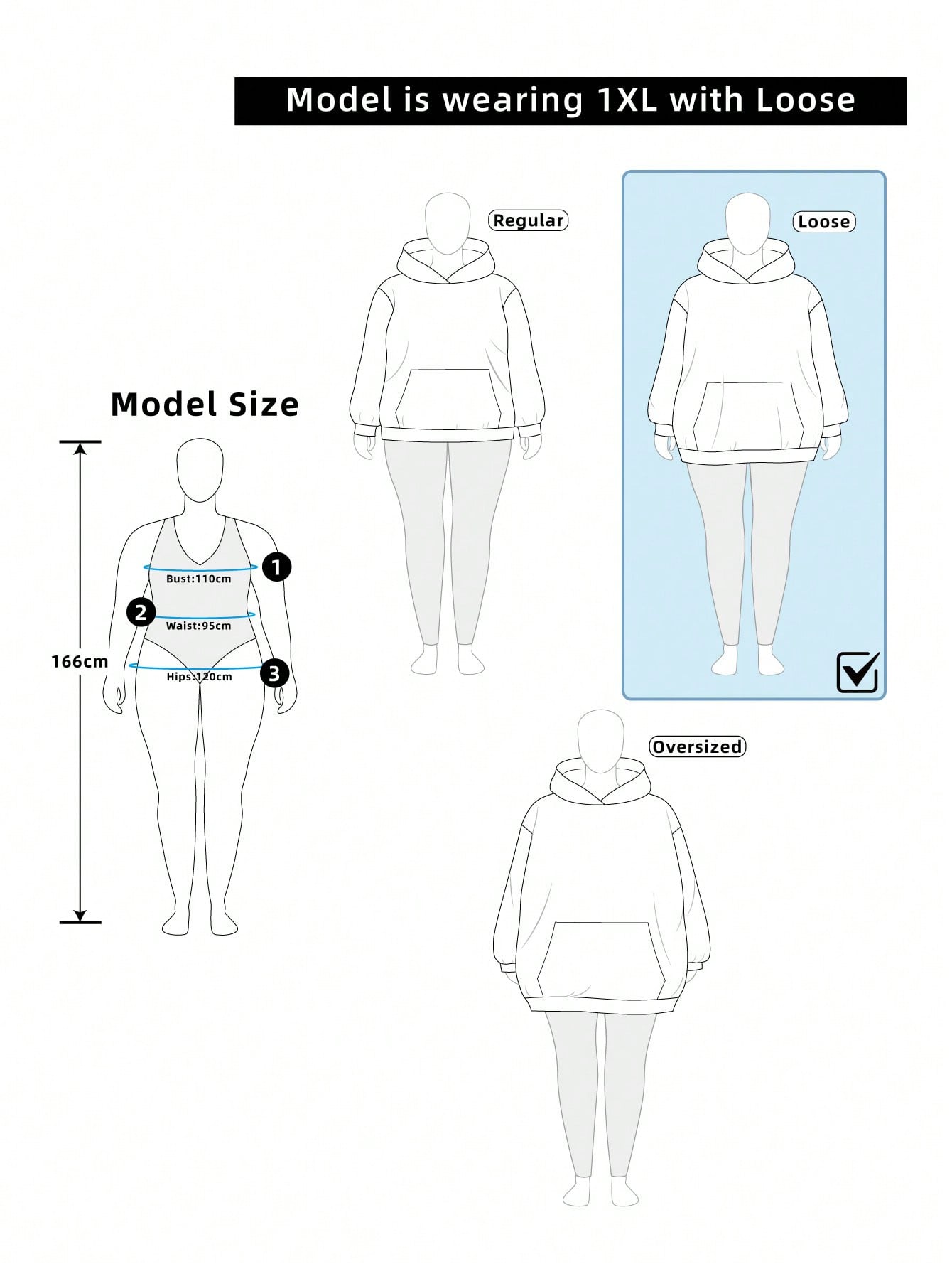 INAWLY Plus Size Women Solid Color Drop Shoulder Long Sleeve Zipper Half Placket Loose Casual Sweatshirt, Autumn