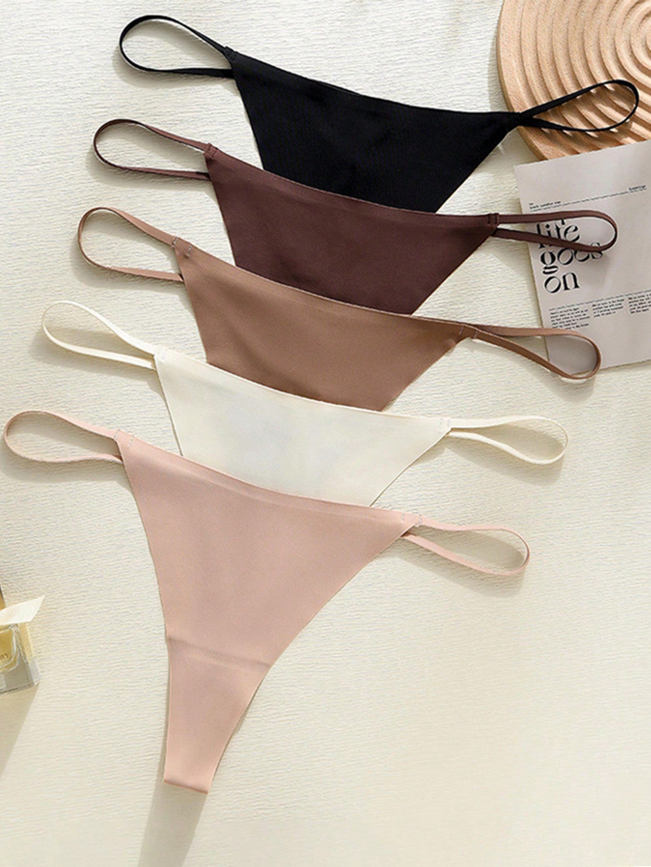 1-Piece Custom Christmas Ladies Sexy Seamless Yoga Fitness Thong Underwear With Buckle